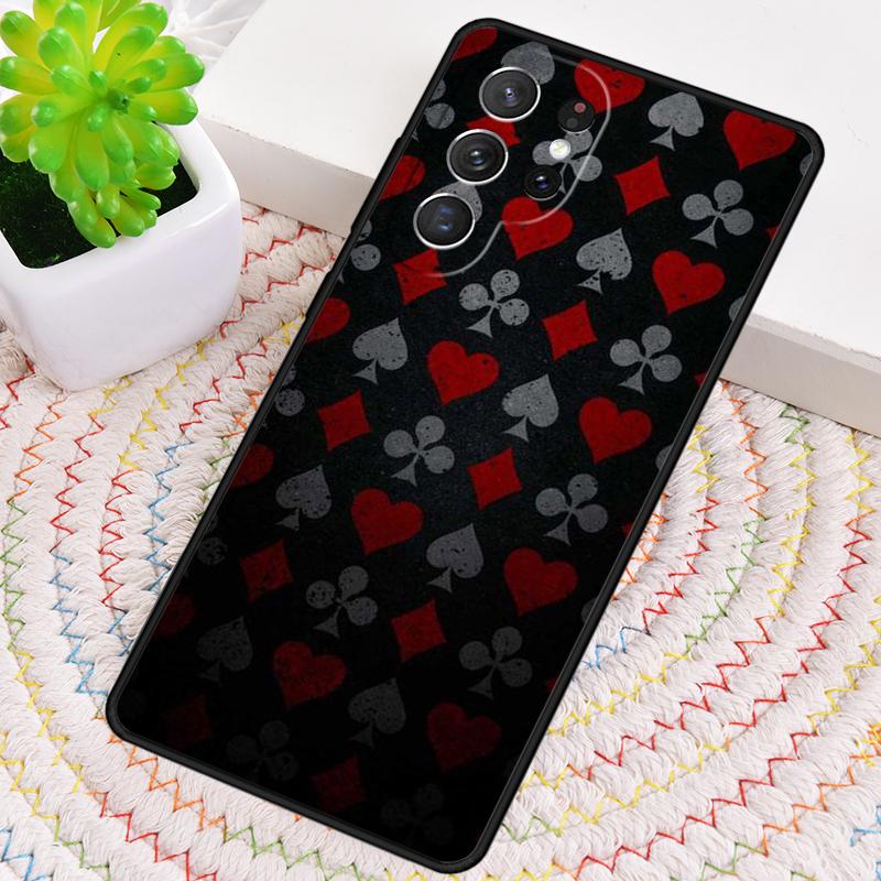 Силиконовый чехол для телефона с изображением карт покера (Mystery Poker Card) для Samsung Galaxy note 10 pro S26 S25 S24 S23 S22 S21 Plus S25Ultra Capa Cover