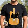 Electric Guitar Tee | Musician Shirt, Vintage Guitar Graphic