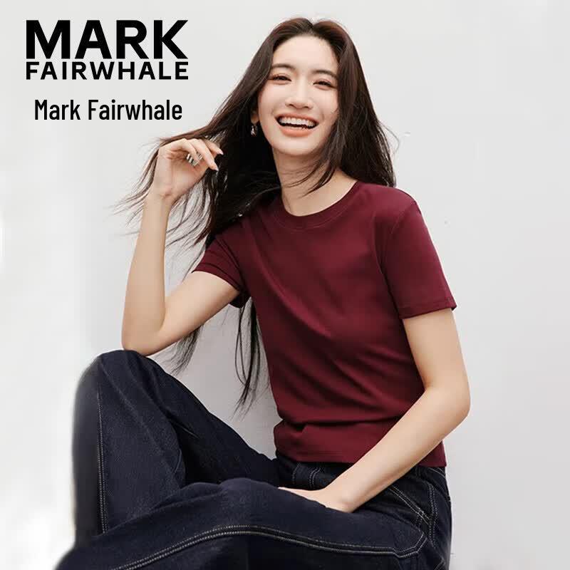Mark Fairwhale Женская футболка с круглым вырезом и коротким рукавом