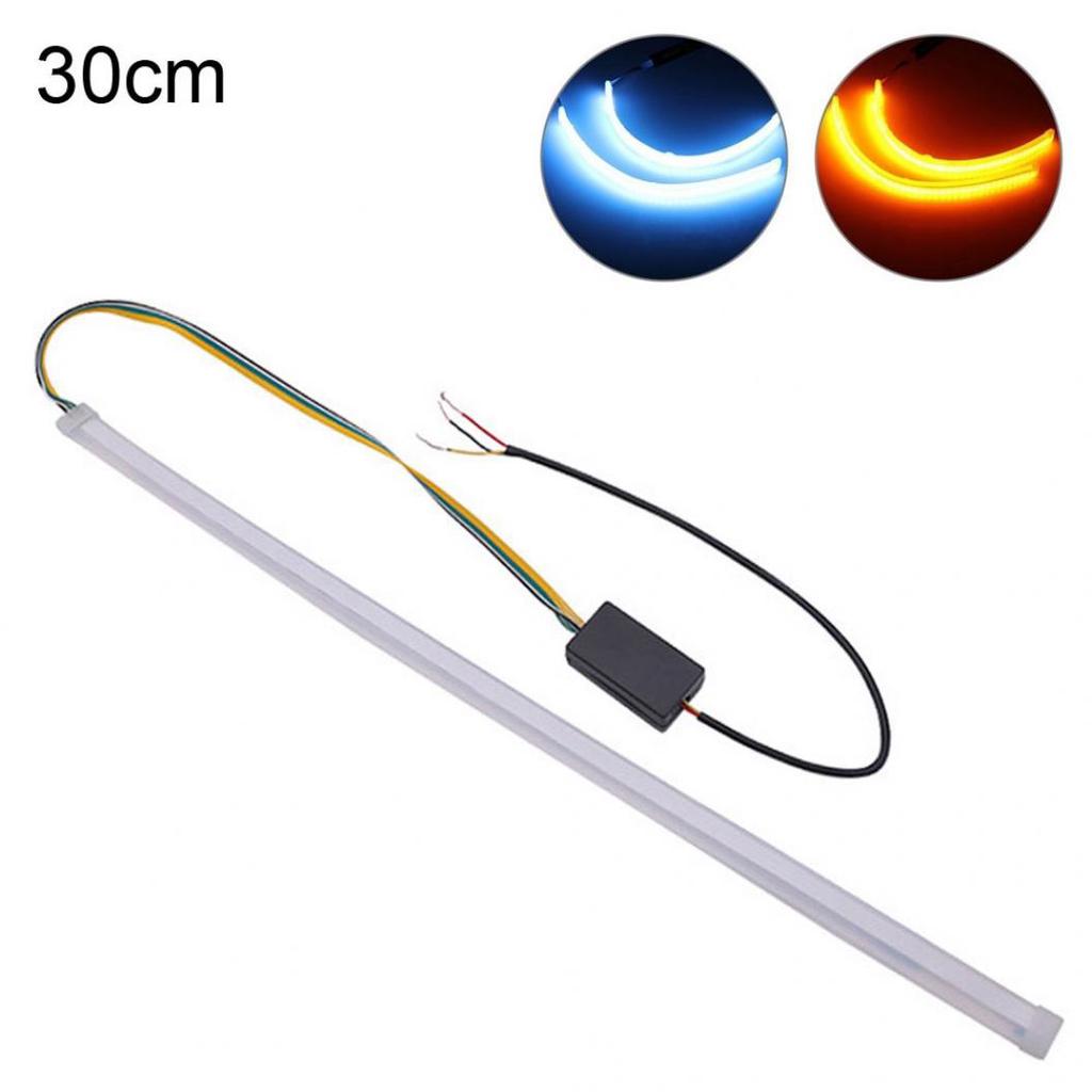 Ультратонкий двойной светодиодный автомобильный дневной ходовой фонарь DRL