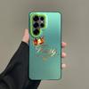 Цветной чехол для телефона для Samsung Galaxy S26 S25 S24 S23 S22 Ultra S20 S10 S21 FE 5G Plus Посеребренный IMD чехол Корона короля для пары