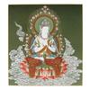Buddhist Painting Color Bodhisattva Facing Green Paper, Seishi, Right,