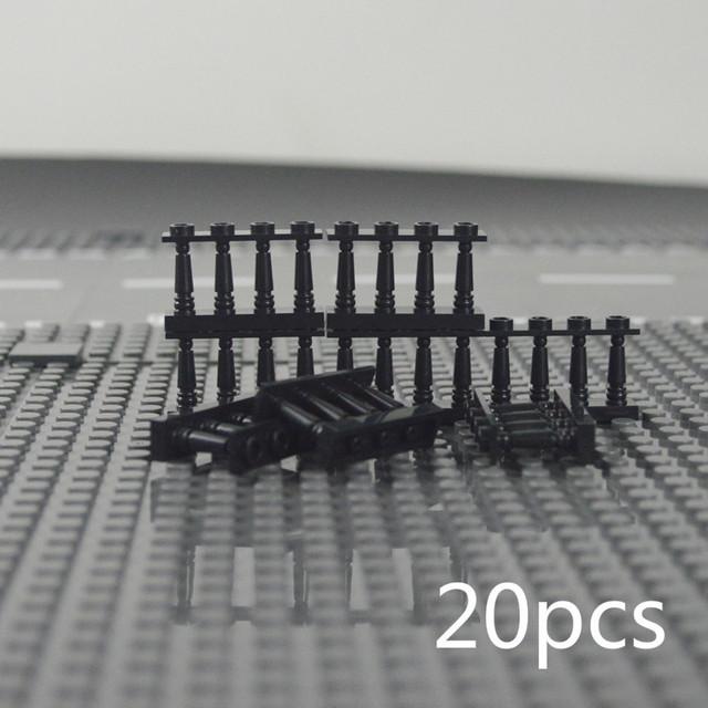 Город Друзей Дом MOC Детали Забор Лестница Лестница Строительные Блоки DIY Дверь Окно Балкон Перила Замок Сад Собрать Кирпичи