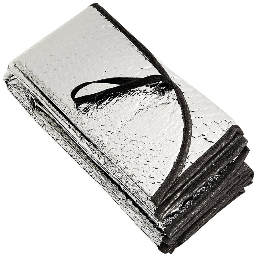 Автомобильный серебристый чехол-козырек от солнца на лобовое стекло, блок, складной солнцезащитный козырек, УФ-защита