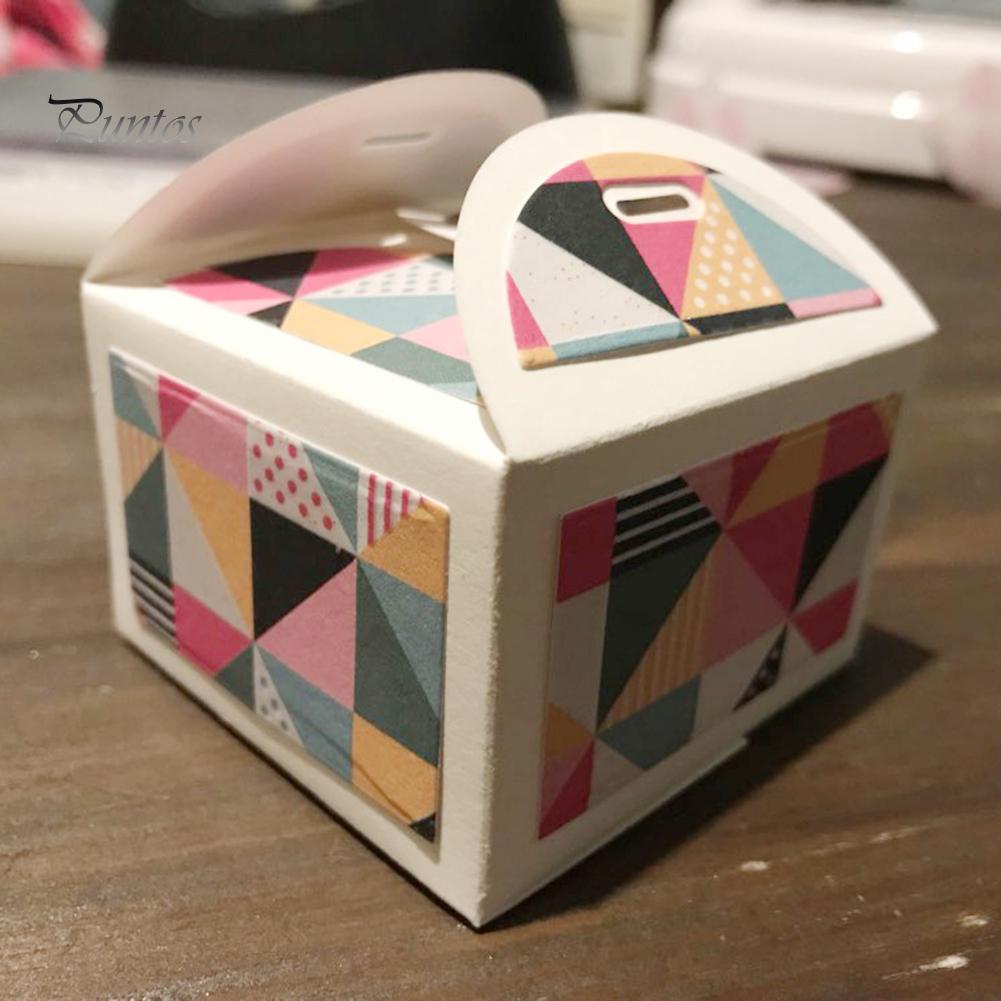 Gift Box Cutting Dies DIY Scrapbook Emboss Paper Cards Craft Punch Stencil Mold