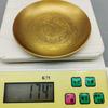 Buddhism Copper Plate 18cm Auspicious Tibetan Brass Engraving Dish Worship For Buddha Fruit Tray Desktop Home Gift Decorative