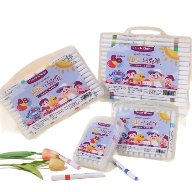 Акриловые маркеры 0,01 для детей: Непрозрачный, многослойный художественный набор для учеников начальной школы.