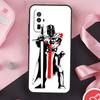 Чехол для Xiaomi 15 Ultra Mi 13 14 11T 12T 13T 14T Pro POCO X7 Pro X3 X5 X6 F5 F6 F7 с изображением Христианских Тамплиерских Рыцарей