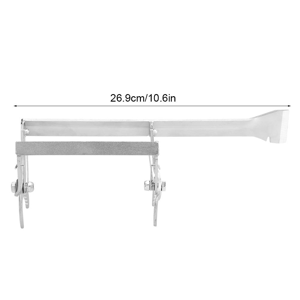 Stainless steel bee frame clip with scraper, beekeeping tool for safe