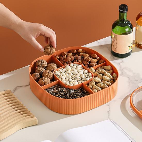 Поднос для хранения закусок Легкий роскошный Отделение Многофункциональный Пищевой Уникальный Фруктовый