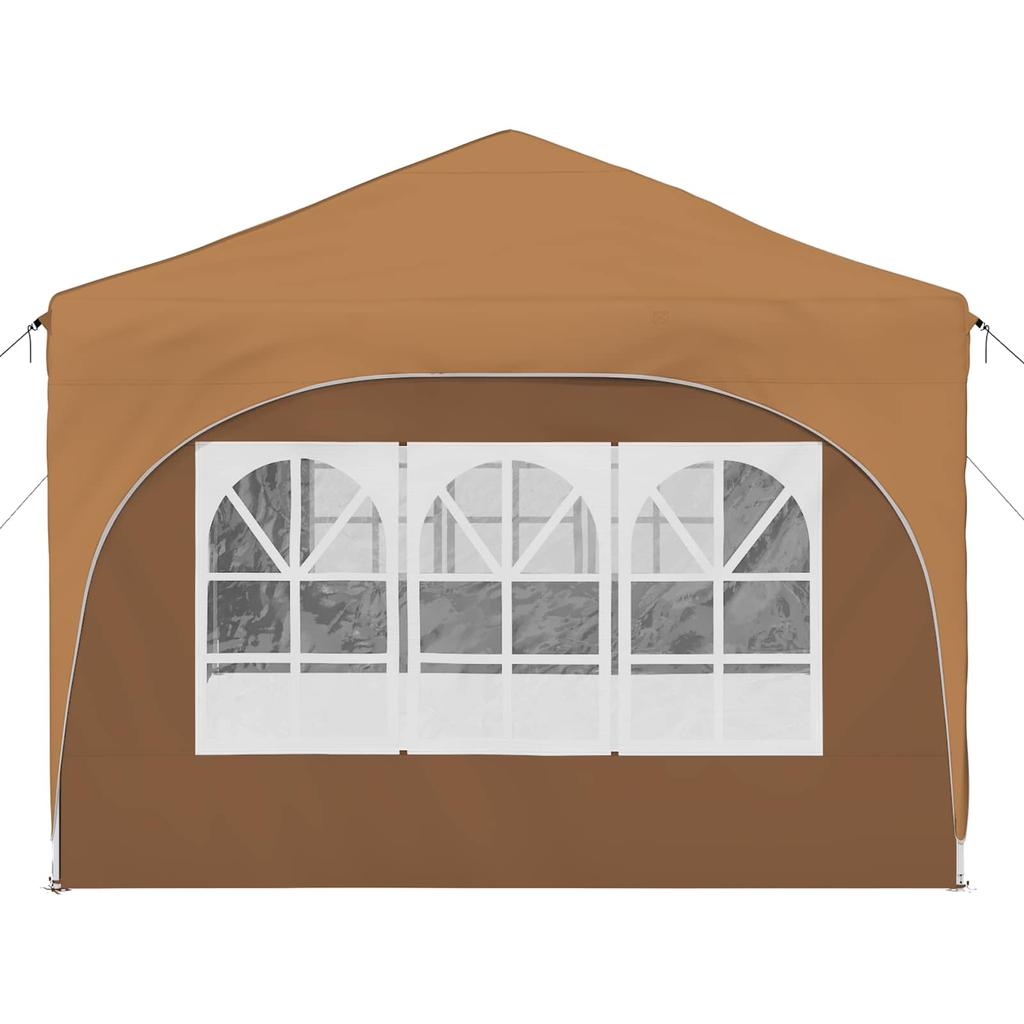 Pop up Party Tent 575 x 288 x 245 cm Beige Oxford Fabric