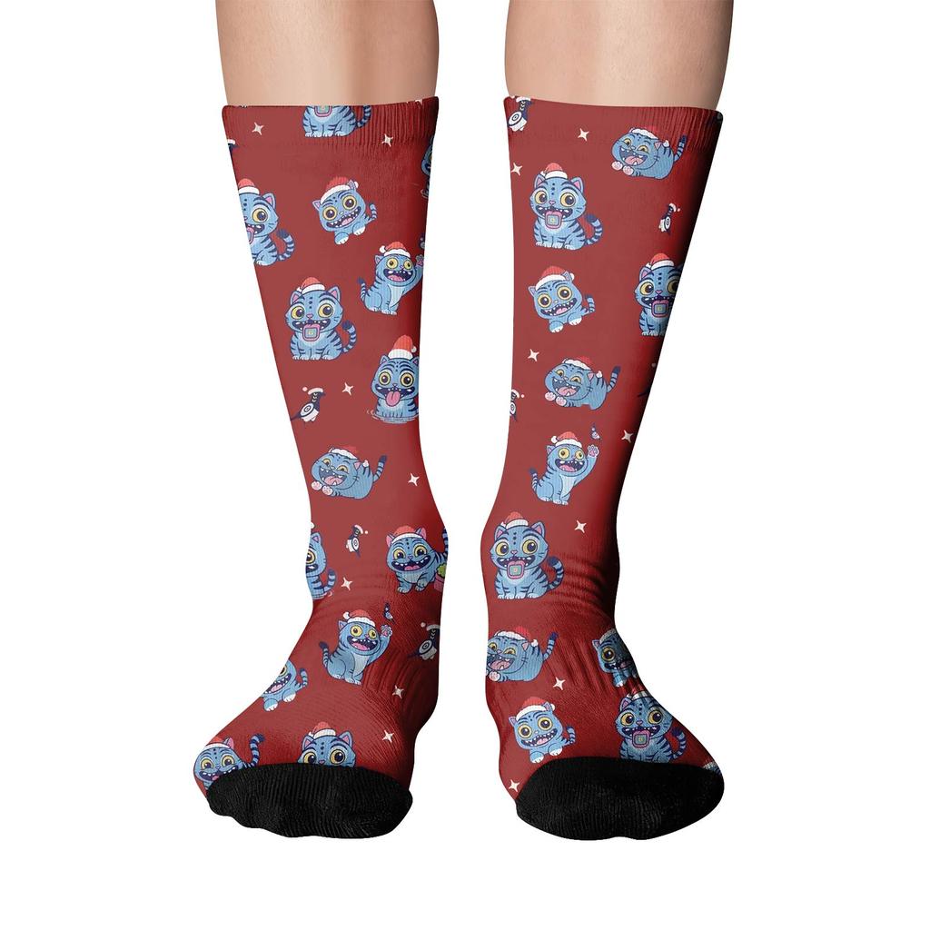 Милые и игривые носки носки до середины икры длинные носки носки с принтом