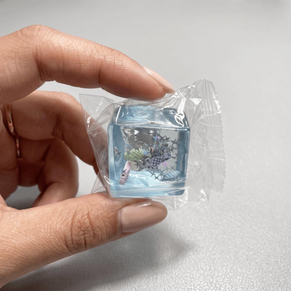 Slow Rebound Ocean Themed Squishy Toy 3D Ocean Themed Cube Sensory Toys Cube Fidget Toy Adults