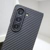 YTF-carbon Настоящая углеродная fiber Чехол Z Fold5 Для Samsung Galaxy Z Fold4 чехол Арамидная fiber Тонкий дизайн Z Fold3 Противоударный Чехол для телефона
