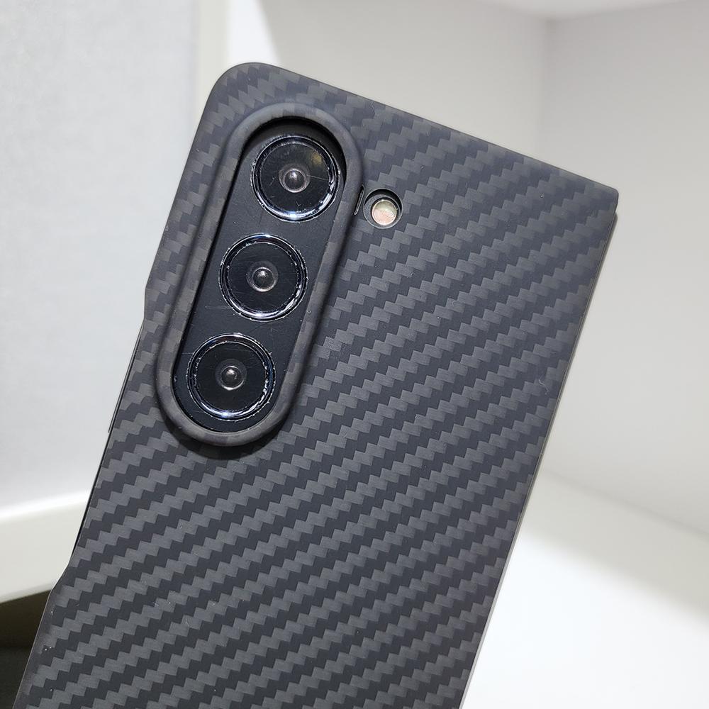 YTF-carbon настоящий чехол из углеродного волокна Для Samsung Galaxy Z Fold 6 чехол Арамидное волокно Ультратонкий противоударный чехол для телефона Z Fold 5