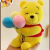Очаровательная плюшевая игрушка Винни Пух с воздушным шаром, милый медвежонок, сидящая кукла, подушка для детей