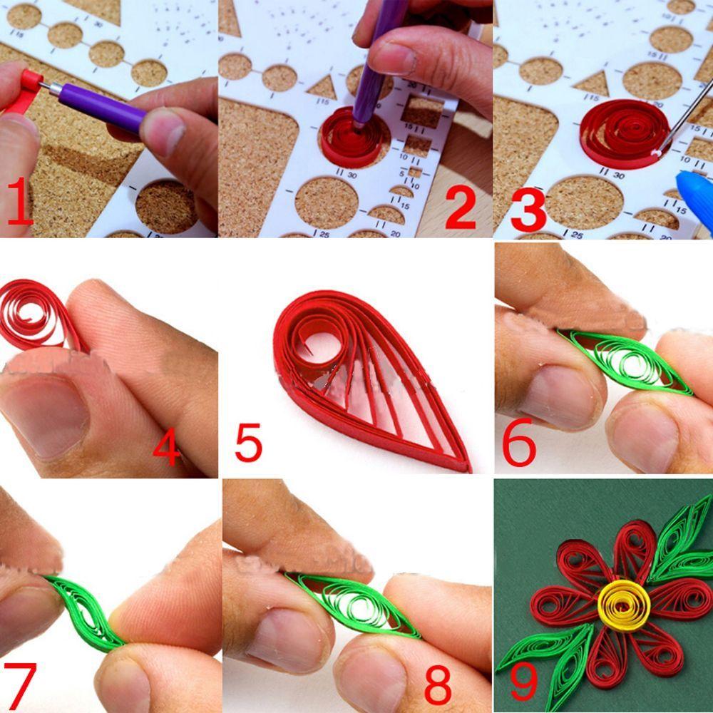 3/5/7/10mm NEW DIY Craft Quilling Paper Solid Color Origami Tool Handmade