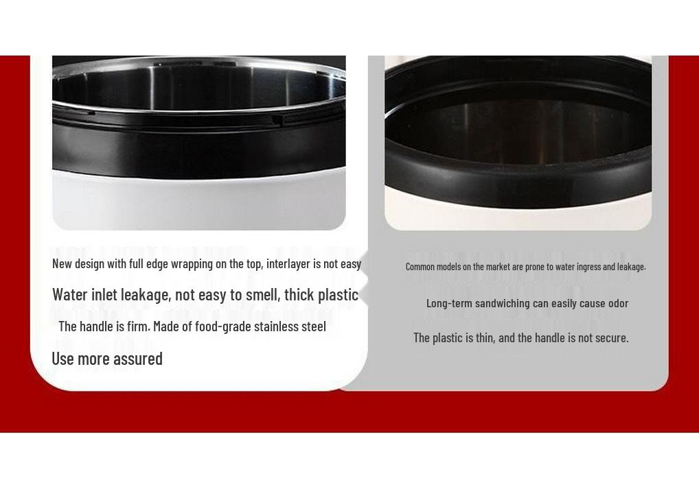 Double-Layer Stainless Steel Insulated Milk Tea Bucket for Hot & Cold, Large Capacity, Ideal for Milk Tea and Soy Milk Shops
