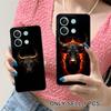 Чехол для телефона 'Бычья голова' для Xiaomi Redmi Note 14 13 12 11 S Pro Plus 4G 5G, мягкий ТПУ, противоударный чехол