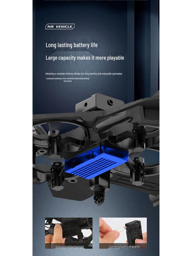 Remote Control Foam Fighter Drone with Lights & Camera - Crash-Resistant, Obstacle Avoidance Airplane Toy for Kids.