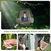 Pop Up Privacy Tent Camping Shower Kit 2pcs 18.93 L Outdoor Solar Portable Shower Bag Waterproof Instant Tent Sun Beach Easy