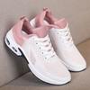 Autumn Casual Women's Shoes Soft Sole Breathable Versatile Flying Woven Shoes Sports Running Walking Shoes Comfortable
