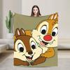 Chip 'n' Dale And Friends Wool Blankets Cartoon Customized Throw Blanket for Home 200x150cm Plush Thin Quilt