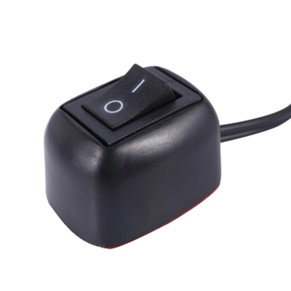 Универсальный автомобильный переключатель, тумблер пастообразного типа с кабелем 60 см/100 см, постоянный ток 12 В для противотуманных фар, неоновых огней