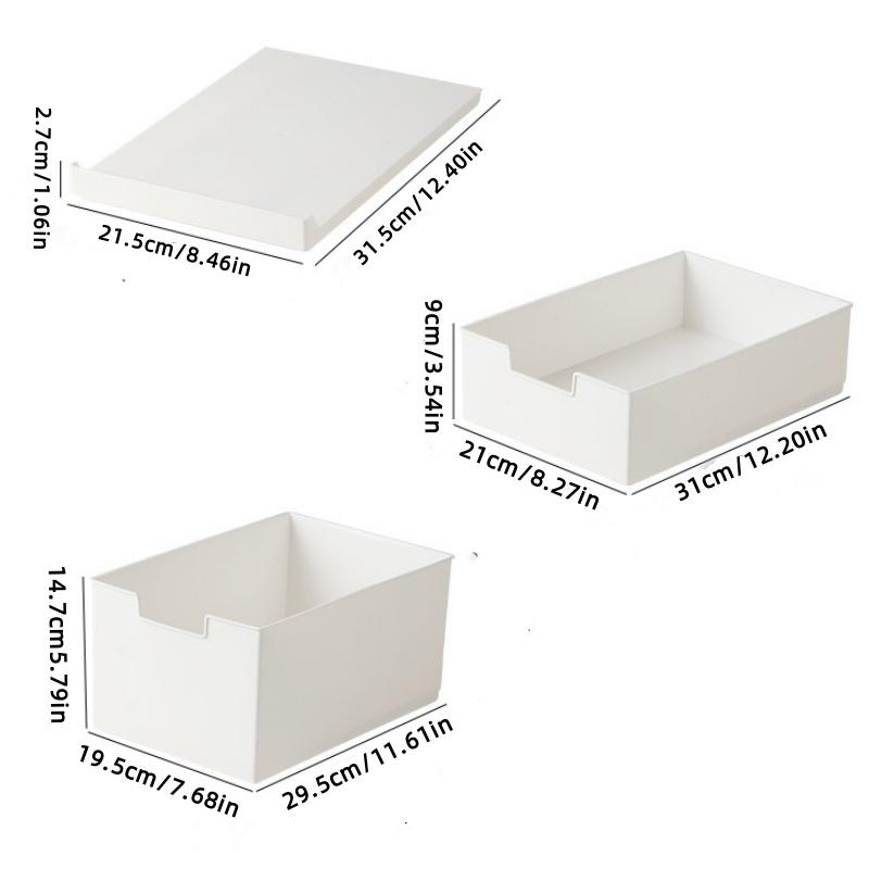 1 шт. Коробка для хранения на треке, Коробка для хранения беспорядка в шкафу, Коробка для хранения и организации нижнего белья в спальне, выдвижного типа