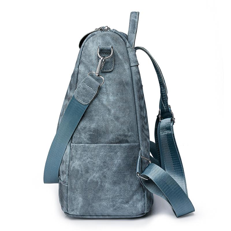 Рюкзак для пригородных поездок, женская сумка с двойной молнией, многофункциональная дорожная сумка через плечо