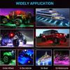 RGB музыкальная ритм-подсветка шасси автомобиля для внедорожников