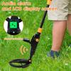 High-Precision Metal Detector Lightweight with Lcd Screen Scanner Searcher Children's Treasure Hunting Outdoor Activities