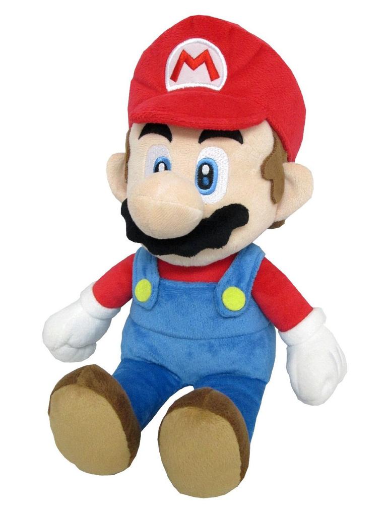 Sanei Boeki Super Mario ALL STAR COLLECTION Mario W17 X D17 X H35cm Plush Toy AC17 (M)