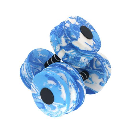 1/2Pcs Water Sports Dumbbells Water Workouts Easy Grip Foam Barbells High-density EVA Fitness Dumbbells