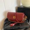 2025 Spring Hot Style Glossy PU Square Shoulder Bags Solid Hasp Chains Popularity Retro Classic Style Crossbody Bags for Women