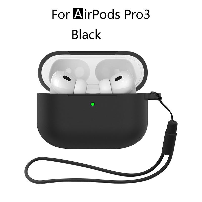 Силиконовый чехол для AirPods Pro 3 Прозрачный Мягкий ТПУ Чехол для наушников Противоударный Защитный чехол-накладка для AirPods Pro 3 Чехол для наушников