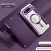 Кросс-бордовый кожаный чехол Golden Shield MagSafe для Google Pixel 9/10 с магнитным слотом для карт