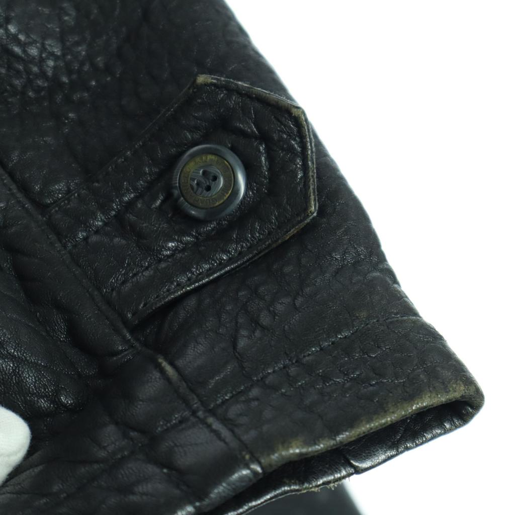 Graham Hill Long sleeve Leather coat F black Sheep leather Men's Used