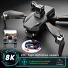 Новый профессиональный дрон S135 8K ESC с двойной камерой, 3-осевым подвесом, 5G WIFI FPV, GPS-позиционированием, бесщеточным лазером, предупреждающим препятствия, RC-квадрокоптером, игрушка в подарок