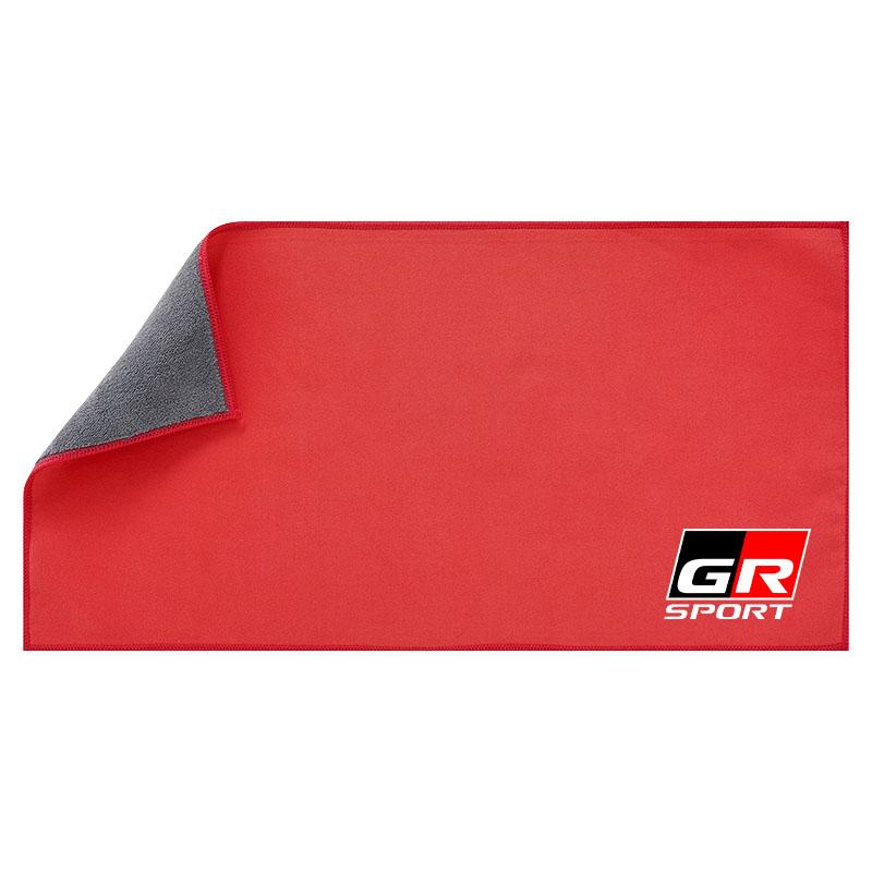 GR Car Interior Cleaning Soft Brush Car Wash Towel Microfiber Cleaning Rag Cloth for Toyota Trd Chr Auris Avensis Camry Corolla Yaris