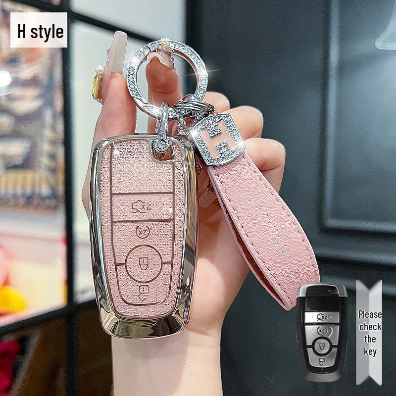 Роскошная крышка для ключа для моделей Ford Mondeo, Edge, Explorer и Escort.