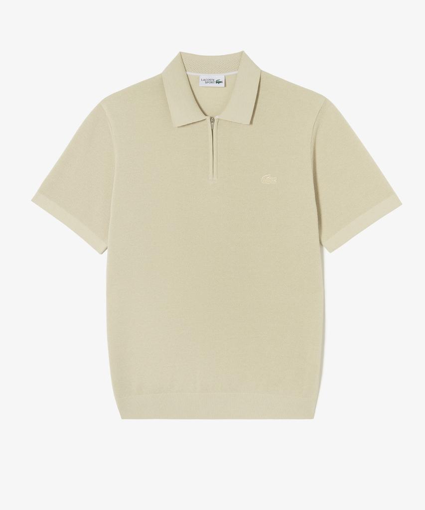 Мужской двухцветный гольф LACOSTE с молнией до середины Ah012E-56G 02S