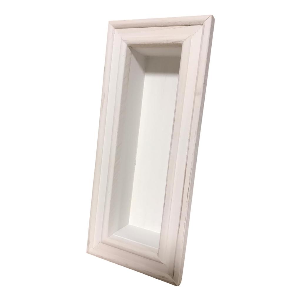 Q-FLA Long Frame, White, Wooden, 785399