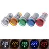 AC 60-500V 22mm Digital Voltmeter Voltage Gauge Monitor Indicator Signal Lights