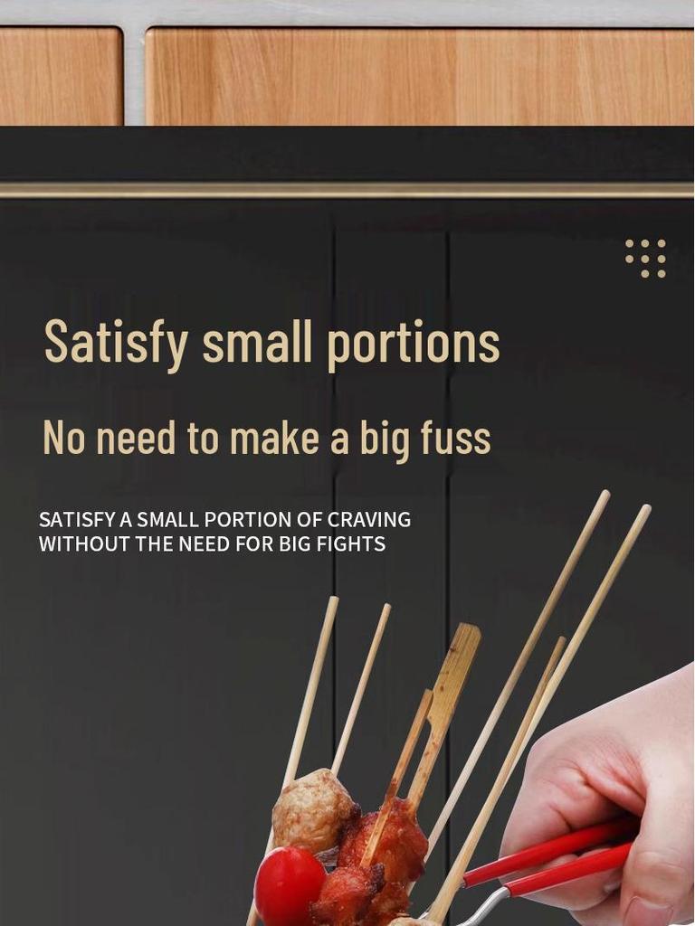 Mini Stainless Steel Non-Coated Frying Pan with Filter for Induction Cookers