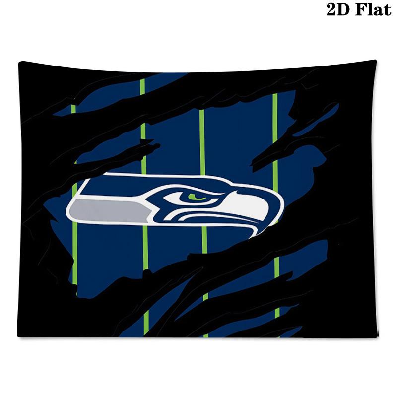 Seattle Seahawks Printed Tapestry – Wall Hanging for Bedrooms, Dorms, and Home Decor