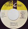7inch Record ANTHONY B / BALLADIER - Fire Blaze / Haunted NONE Pure & Clean Jamaica Reggae, Ska & Dub Used