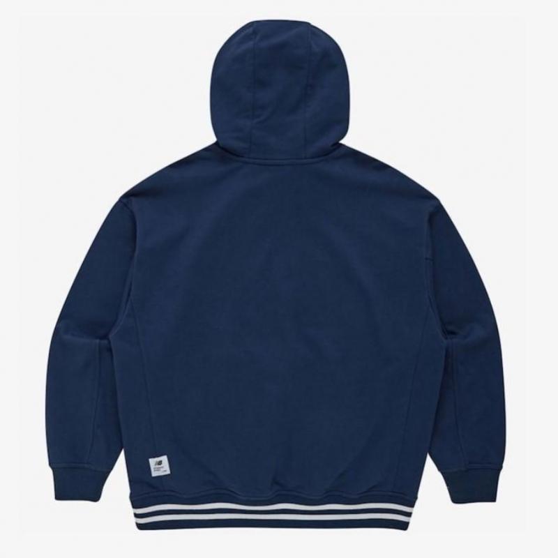New Balance Мужская толстовка с капюшоном Team Stacked