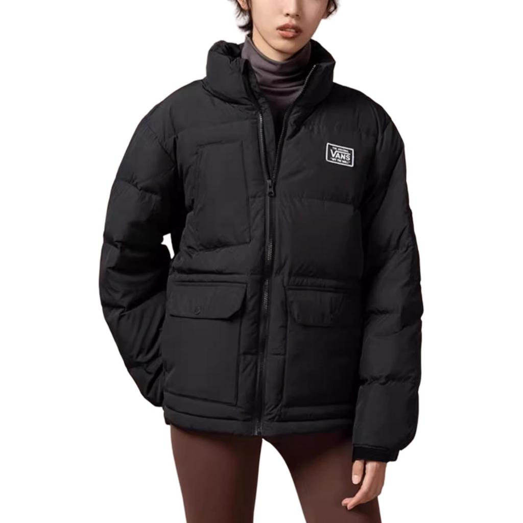 Vans Jackets Unisex Black Stand Collar Moderate Workwear VN000H22BLK