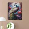 Diamond Painting Flower Peacock Cross Stitch Kit Diamond Embroidery For Adults Diamond Mosaic Picture Rhinestones For Home Decors 30x40cm